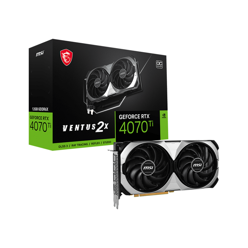 MSI GeForce RTX 4070 Ti Ventus 2x GDDR6X 12G OC | DIY Micro