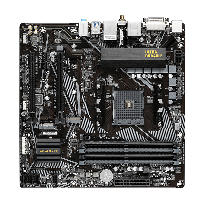 Gigabyte B550M DS3H AC - Carte Mère Socket AMD AM4 | DIY Micro