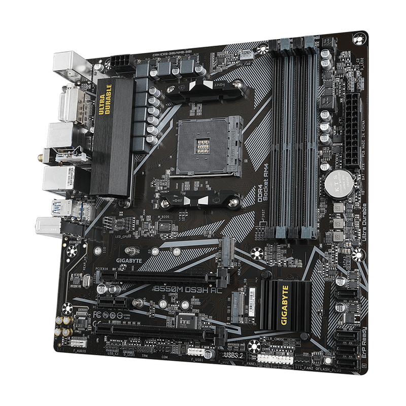 Gigabyte B550M DS3H AC - Carte Mère Socket AMD AM4 | DIY Micro